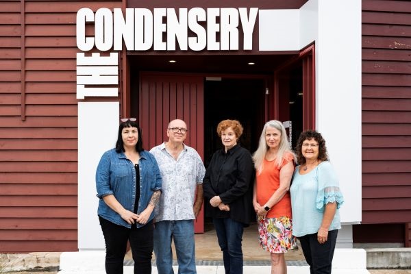 Somerset artists Naomi McKenzie, Jim Filmer, Shirley Gregor, Sandi Hook and Cassandra Hodgins