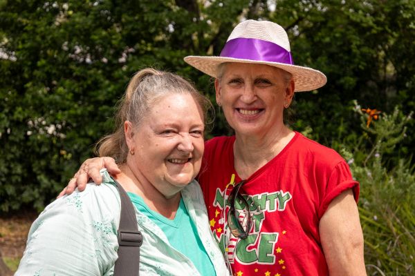 Somerset volunteers Michelle Taylor and Sandi Hook.