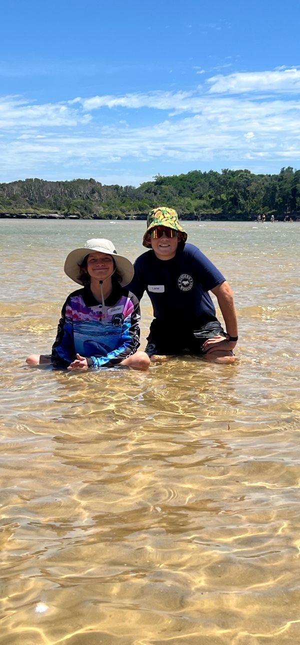State High School student leaders Gabriel Bartholomew and Lane Henderson.